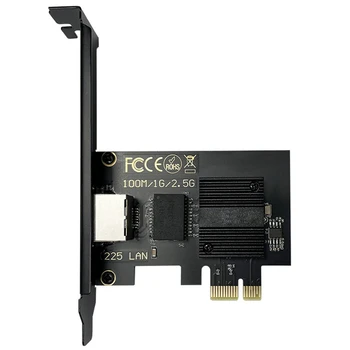 2.5 G Single Port Gigabit ethernet Tinklo plokštė 2500M I225 PCI-E Laidinio Tinklo plokštė Darbastalio Žaidimas Žaidimų Tinklo plokštė