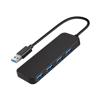 4 Prievadų USB šakotuvas, USB 3.0 Hub USB Skirstytuvo USB Expander Nešiojamas, Flash Drive, HDD, Konsole, Spausdintuvas, Fotoaparatas,Klaviatūra