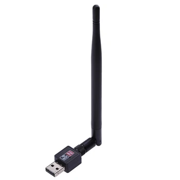600Mbps USB 2.0, Wifi Maršrutizatorius Belaidis Adapteris Wi Fi Interneto Tinklu LAN Kortelė su 5dBI Antenos Nešiojamas nešiojamas Kompiuteris PC