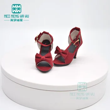 8,5 cm BJD priedai lėlės batai tinka 58--62cm 1/3 SD10 SD13 mados lankas sandalai odiniai batai