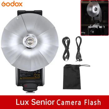 Godox Lux Vyresnysis Fotoaparato Blykstė GN14 6000K±200K 7 Lygių Flash Speedlite Gaidukas 
