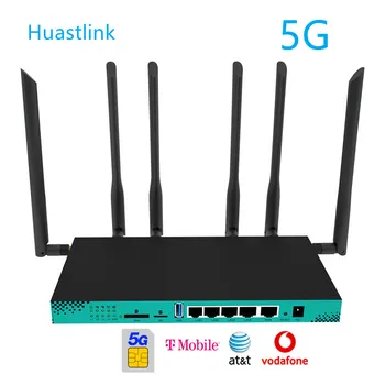 Huastlink1200Mbps 5G Wireless Router MTK7621A 880MHz Dual Band 4 LAN 4G Pramonės Maršrutizatorius 16 MB+256MB PCIE M. 2 Lizdas Openwrt WG1608