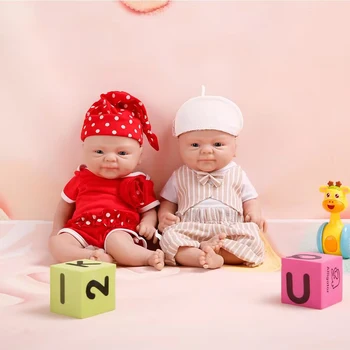 IVITA WG1512CT ne didesnis kaip 36 cm 1.76 kg Pilna Silikono Reborn Baby Doll su Magnetu Žindukas Realus Bebe Kūdikių Žaislų Vaikams, Drabužių