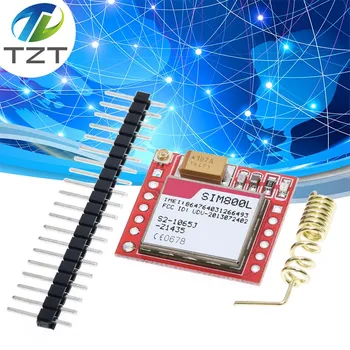 Mažiausias SIM800L GPRS GSM Modulis MicroSIM Kortelę Core Belaidžio Valdybos Quad-band TTL Nuoseklųjį Prievadą Su Antena Arduino