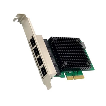 PCIE X4 2.5 G Gigabit ethernet Tinklo plokštė RTL8125B 4 Port Ethernet Tinklo plokštės Darbalaukio Serverio Tinklo plokštė