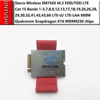 Sierra Wireless EM7565 M. 2 FDD/TDD 4G-5G LTE modulis-U/ LTE-LAA kačių 12 Juostų Qualcomm Snapdragon X16 MDM9230 žetonų