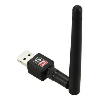 WiFi Adapteris Belaidis USB Adapteris 5.8 GHz/2.4 GHz Single Band 150Mbps USB Adapteris Išorinė Antena 2dBi Palaiko 