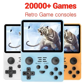 2023 Naujas Rgb20S Retro Žaidimų Konsolės Atviro kodo Sistema, 3,5 Colių IPS Ekraną Nešiojamą Žaidimų Konsolę Su 20000+ Žaidimai Nustebinti Kaina