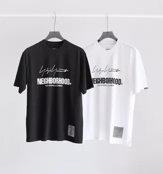 2023 Vasaros Y3 Tshirts Mados Prekės ženklo Priežastinis Dizaino vyriški T-shirt Yohji Yamamoto Prarasti Medvilnės trumpomis Rankovėmis Viršūnes Vyrams ir Moterims