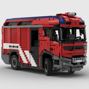 4290PCS aukštųjų technologijų kūrimo bloką SS miestų inžinerijos fire truck sunku asamblėjos žaislo modelis, vaikų Kalėdų dovana