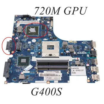 90003123 VILG1 G2 LA-9901P PAGRINDINĖ plokštė Lenovo G400S 14 colių Nešiojamas HM76 pagrindinė Plokštė Su DDR3 CPU+GPU 720M
