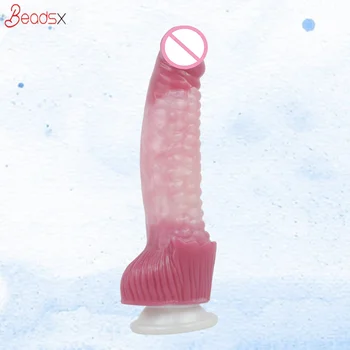 BEADSX Modeliavimas Blizgesys Dizaino Dildo Svetimų Falą Analinis Kaištis Su siurbtuko Masturbacija Masažas Divice Sekso Žaislas Poroms