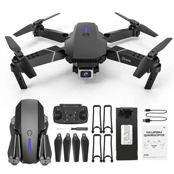 Flyxinsim užsakymą E88 quadcopter nuotolinio valdymo fpv wifi žaislai hd gps fotoaparato RC mavic oro mini profesionalus 4K kameros drones