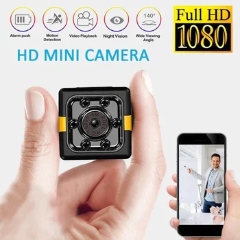 Mini Kamera 1080P HD Judesio Aptikimo Naktinio Matymo Saugumo Priežiūros DVR Mikro Kamera, Vaizdo įrašymas Sporto DV Kameros