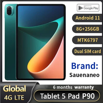 Originalus Pasaulinė Versija Tab P90 Lite 2023 4G LTE - 8 gb RAM - 256 GB ROM - 11.0 colių Android Tablet 11.0