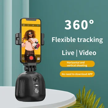 Selfie Stick 360° Sukimosi AI Robotas 