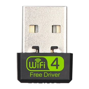 USB Wifi Adapteris, 150Mbps Viena Juosta 2.4 G Bevielis Adapteris, Mini Belaidžio Tinklo plokštė-Wifi Dongle Nešiojamas/Desktop/VNT, Suppo