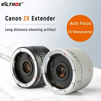 Viltrox C-AF 2XII Telekonverteris Extender Auto Focus Mount Objektyvas 2.0 X Extender Artinimo Konverteris Canon EOS EF objektyvo 7DII 5DIV