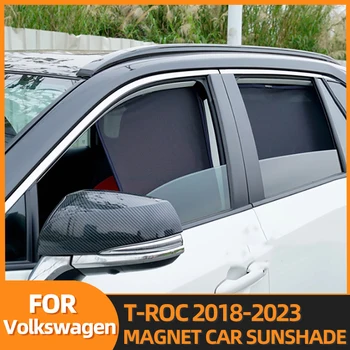 Volkswagen VW T-ROC TROC 2018-2023 Galinio Šoninio Lango Saulė Pavėsyje, Automobilių skėtį nuo saulės Magnetinio Priekinis Stiklas Akių Uždanga T ROC