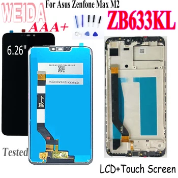 WEIDA Originalus Lcd Asus Zenfone Max M2 ZB633KL LCD Ekranas+lietimui skaitmeninis keitiklis Skirtas Asus ZB633KL ZB632KL Lcd X01AD