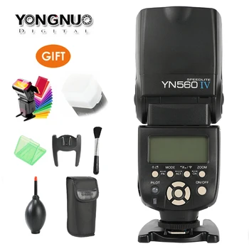 YONGNUO YN560 IV 2.4 G Bevielio Flash Speedlite w/ Radijo Kapitono Režimo YN560IV Canon Nikon 