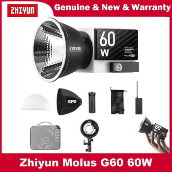 ZHIYUN MOLUS G60 COB LED Lemputė 60W Vaizdo, Šviesos, Fotografijos Apšvietimas Video YouTube 
