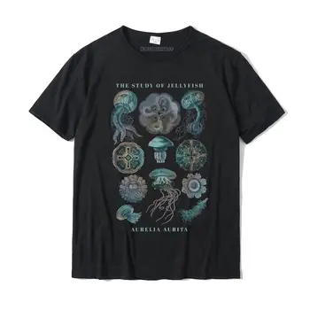 Žemės Diena Tyrimas Medūzos T-Shirt Medvilnės Gimtadienio Topai Marškinėliai Aukštos Kokybės Vyrų T Marškinėliai Atsitiktinis